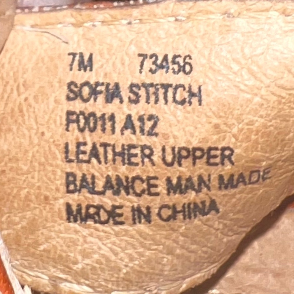 Frye Sofia Stitch Platform Slingback Leather 4 In… - image 8